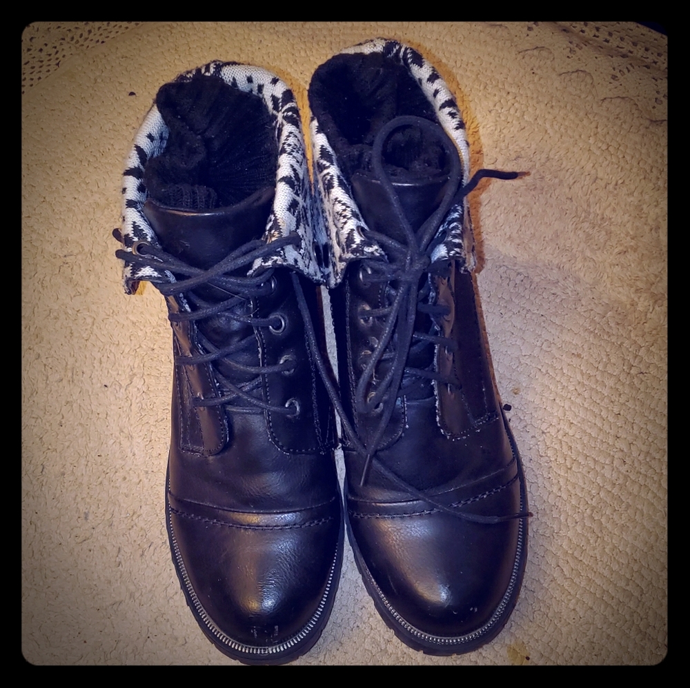 JUSTFAB Sweater Cuff Boot